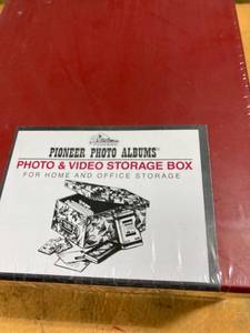 lot 9729 image: Pioneer photo albums Photo and video storage box