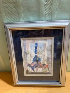 lot 9763 image: 9 12 x 11 12 frame with picture
