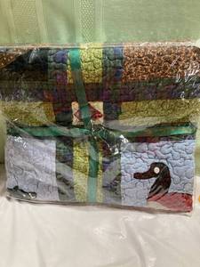 lot 9839 image: Outdoor Life Quilted Throw Blanket 50 x 60��
