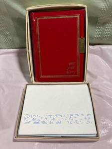 lot 9861 image: One year diary, hallmark note set