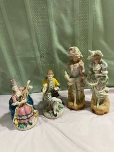 lot 9906 image: Victorian statues