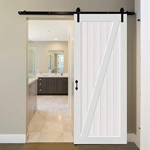 lot 3497 image: Kimberly Bay Z-Rail White Solid Core Pine Barn Door Slab