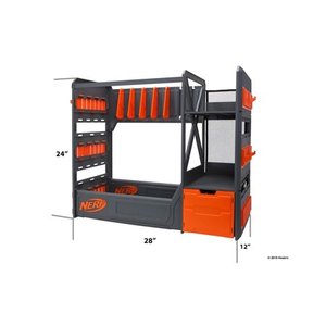 lot 3551 image: NERF Elite Blaster Rack Standard