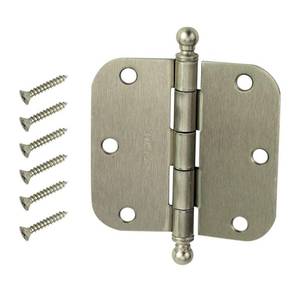 lot 3579 image: Everbilt Door Hinges w Finial (2 COUNT)