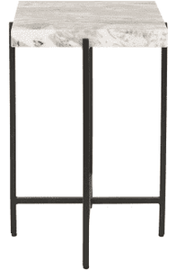 lot 3563 image: Safavieh Marble Top Side Table
