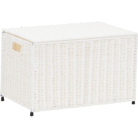 lot 9343 image: Household Essentials Small Wicker Storage Chest