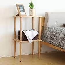 lot 6328 image: Exoit Solid Wood Nightstand