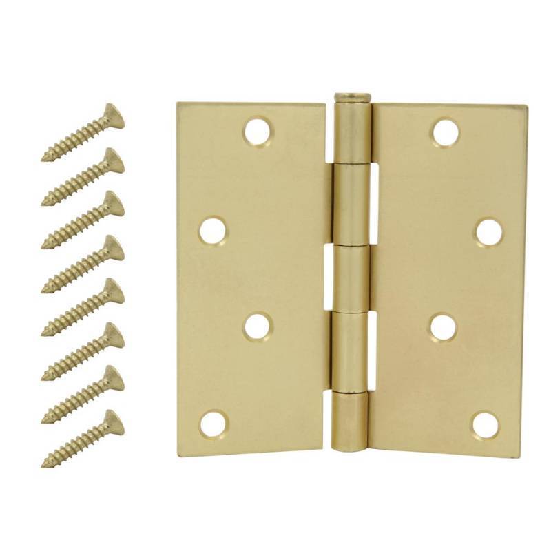 lot 6394 image: Everbilt Square Corner Door Hinges (SET OF 3)