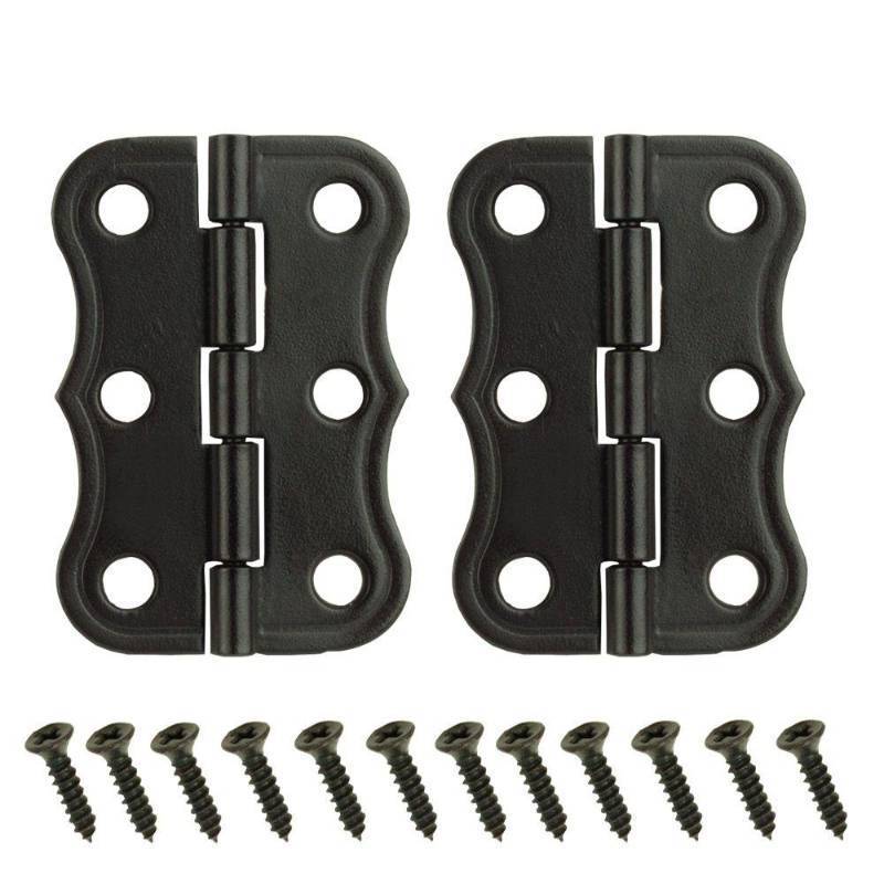 lot 6396 image: Everbilt Decorative Broad Hinges (SET OF 2)