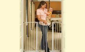 lot 4305 image: Regalo WideSpan Extra Tall Metal Walk-Through Gate