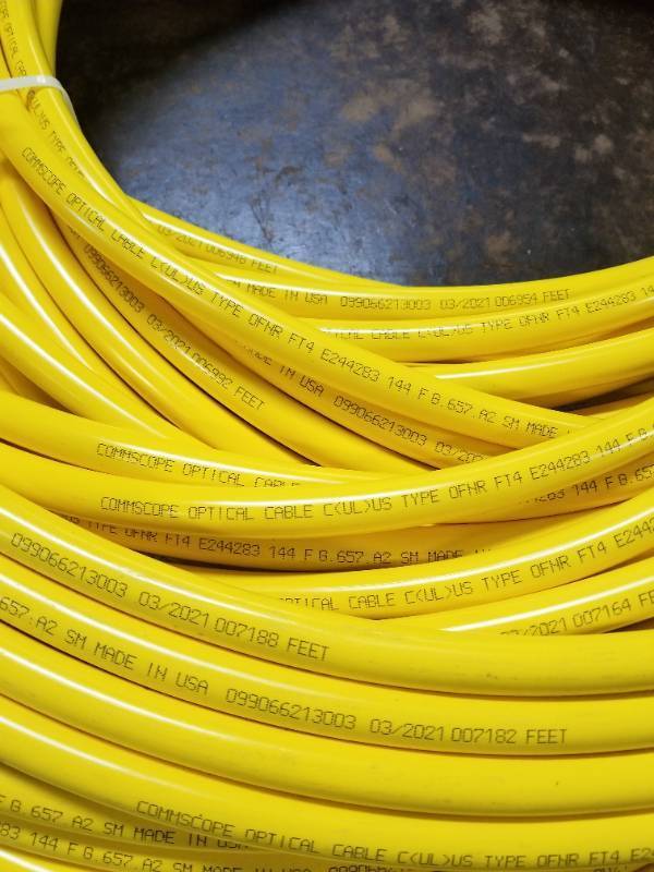 lot 1394 image: Commscope Optical Cable