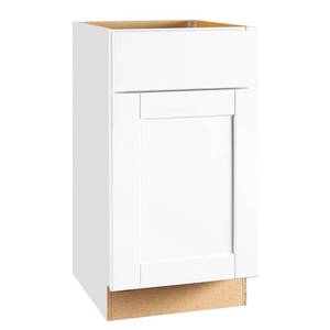 lot 9408 image: Hampton Bay Shaker Stock Base Kitchen Cabinet