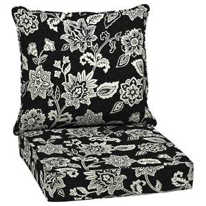 lot 9427 image: Arden Selections Ashland Jacobean Outdoor Deep Seat Cushion Set