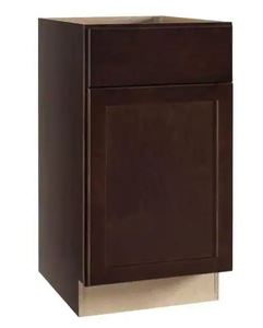 lot 9407 image: Hampton Bay 1-Door 1-Drawer Base Cabinet