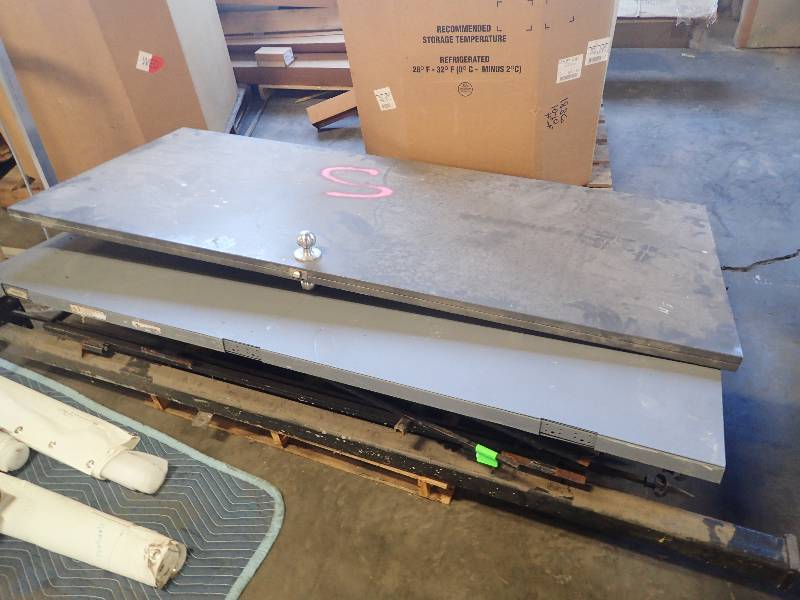 lot 698 image: Pallet of Heavy Duty Steel Doors w Wrought Iron Fencing