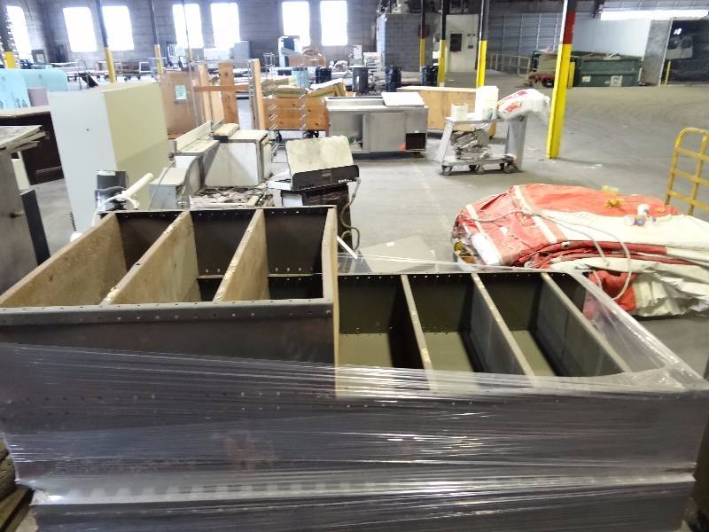 lot 251 image: Pallet of Metal Storage Shelving