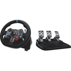 lot 13451 image: LOGITECH G29 DRIVING FORCE RACING WHEEL FOR PC  PS3  PS4(retail price $279)