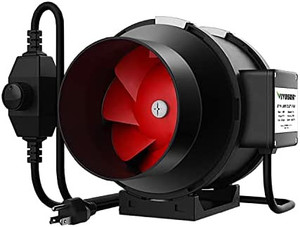 lot 13486 image: VIVOSUN 6 Inch 390 CFM Inline Duct Fan indoor gardening ventilation