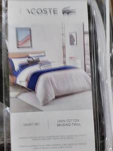 lot 13788 image: Praloup Duvet Set Twintwin Xl Bluewhite Home