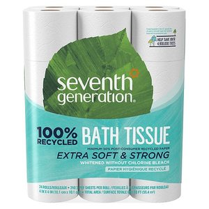 lot 13793 image: Seventh Generation White 2-ply Toilet Paper, 24 Rolls
