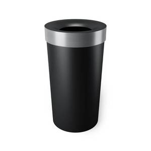 lot 13843 image: Umbra 1013048-047-REM 16.5 gal Vento Can, Black & Nickel
