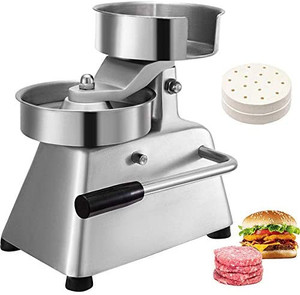 lot 14529 image: VBENLEM Commercial Hamburger Patty Maker 150mm6inch Stainless Steel Burger Press Heavy Duty Hamburger Press Meat Patty Maker Hamburger Forming Processor