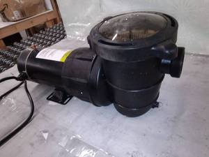 lot 15002 image: 1.5HP Above Ground Swimming Pool Pump Spa High Flow 1.5 Fitting Strainer, 115V