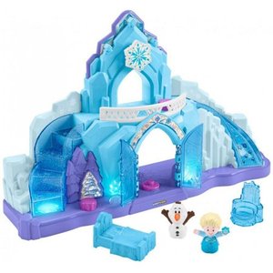 lot 16952 image: Little People Disney Frozen Elsas Ice Palace with Lights & Sounds
