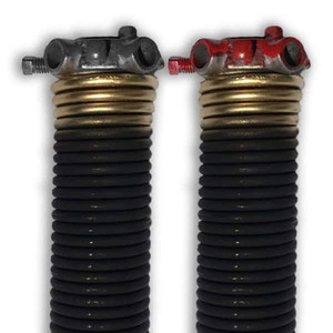 lot 16967 image: 0.250 in. Wire x 1.75 in. D x 39 in. L Torsion Springs in Gold Left and Right Wound Pair for Sectional Garage Door