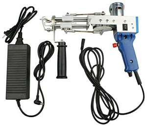 lot 16986 image: Cut Pile Tufting Gun Carpet Weaving Flocking Machine Set Electric Needle Loop Pile Carpet Hand Tools