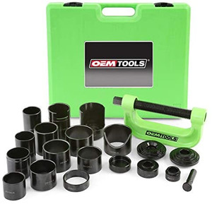 lot 48994 image: OEMTOOLS 25104 21 Piece Master Ball Joint Press Kit, Installs and Removes Ball Joints, U-Joints, and Brake Anchor Pins, Designed for 2WD and 4WD Vehicles