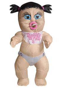 lot 2148 image: Adult Daddys Girl Inflatable Baby Costume