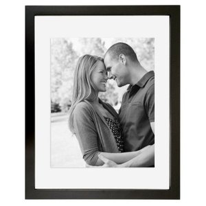 lot 2151 image: MCS Wood Float Frame, 16 by 20-Inch, Black