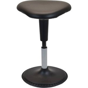 lot 2180 image: Uncaged Ergonomics - Vinyl Wobble Stool - Black