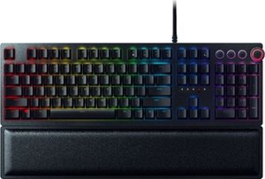 lot 2169 image: Razer - Huntsman Elite Full Size Wired Opto-Mechanical Linear Switch Gaming Keyboard