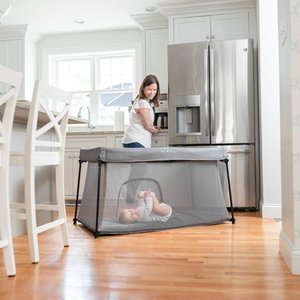 lot 2176 image: Baby Delight Go With Me Nod - Deluxe Portable Travel Crib