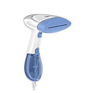 lot 2203 image: Conair ExtremeSteam Hand Held Fabric Steamer with Dual Heat, WhiteBlue, Model GS237