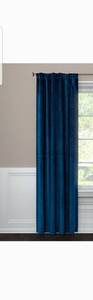 lot 2233 image: 1- 108in x 54in Curtain Panel Velvet Navy - Project 62