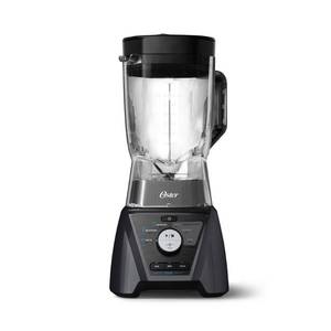 lot 2255 image: Oster Texture Select Pro Blender with 2 Blend-N-Go Cups and Tritan Jar, Brushed Nickel