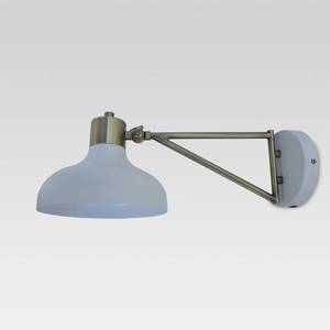 lot 2266 image: Crosby Swing Arm Sconce Wall Light White - Threshold