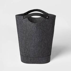 lot 2281 image: Felt Hamper Black - Threshold