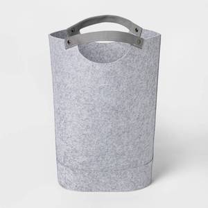lot 2282 image: Felt Hamper Gray - Threshold