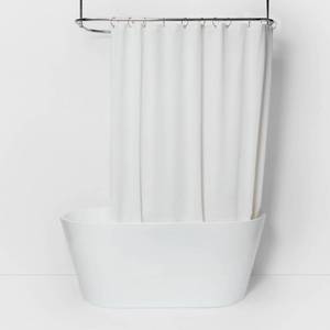 lot 2283 image: Waterproof Fabric Heavy Weight Shower Liner White - Made By Design