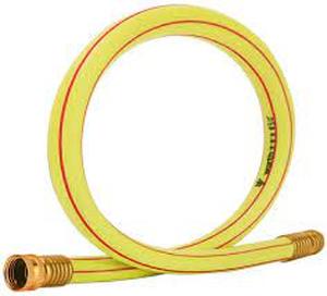 lot 2177 image: Solution4Patio Homes Garden Short Hose 34 in x 3ft. Yellow Lead- Hose Solid Brass Fittings for the Water Softener, Dehumidifier