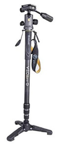 lot 6562 image: Vanguard Veo 2s Cm-264 4-in-1 Carbon Fiber Monopod, Tri-feet, Panball Head
