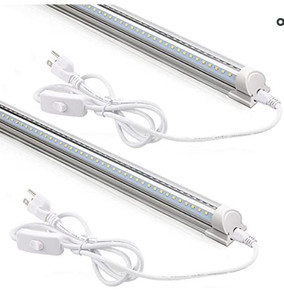 lot 6566 image: Barrina LED Shop Light 2ft, 20W 2500LM 5000K, T8 LED Light Fixture