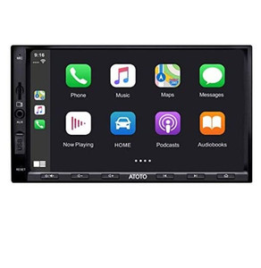 lot 6577 image: ATOTO in-Dash 2 Din Digital Media Car Stereo - SA102 YS102SL CarPlay & Android Auto Receiver, Phone Mirroring AMFM Radio Tuner, USB Video & Audio