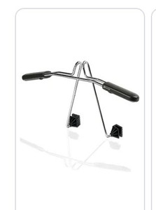 lot 6635 image: Zento Deals Chrome Car Seat Coat Rack Hanger
