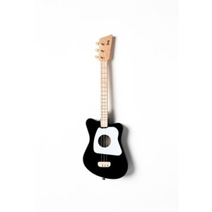 lot 6637 image: Loog Mini Guitar,Black Finish