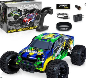 lot 6679 image: Laegendary Remote Control Car 4x4 Off Road Monster Truck Electric Scale Brushless RC Car by